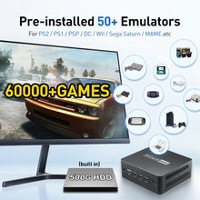 Load image into Gallery viewer, Super Console X MP100 Mini Retro Video Game Console Intel N100 8GDDR5 With 60000+ Games For SNES/MAME/WII Windows &amp; Games Systme