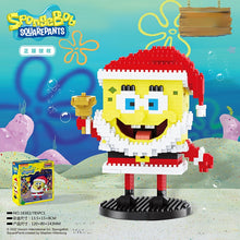 Load image into Gallery viewer, SpongeBob SquarePants Micro particles Block City  Patrick Star Squidward  Charm Kids Toys Birthday Gifts