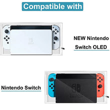 Load image into Gallery viewer, New Dust Cover Luminous Base Box Rgb Luminous Base Host Cover for Nintendo Switch Oled Protection Sleeve Acrylic Display Box