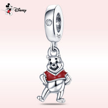 Load image into Gallery viewer, Donald Duck Mickey Mouse 925 Sterling Silver Disney Hot Air Balloon Charms Fit For Pandora Bracelet Bangle DIY Jewelry Making