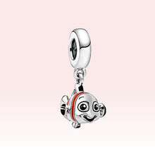 Load image into Gallery viewer, Disney Charms 100% 925 Sterling Silver Original Charms Cute Dog Elephant Beads Fit Pandora Bracelet Bangle DIY Jewelry Making