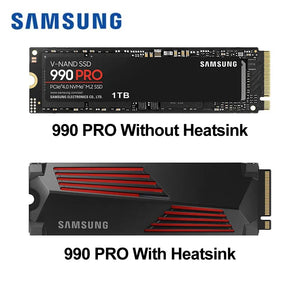 SAMSUNG 990 PRO SSD 1TB 2TB 4TB PCIe 4.0 M.2 Internal Solid State Hard Drive, Fastest Speed for Gaming, Heat Control