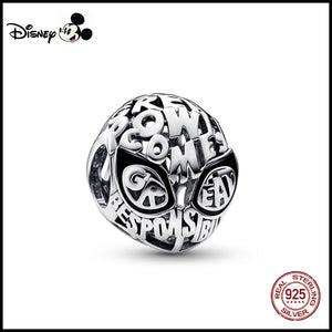Disney Star Wars 925 Sterling Silver  Fits Pandora Bracelet Bangle DIY Women Jewelry charms pandora