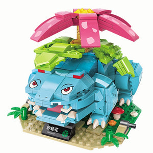 New Anime Cartoon Pokemon Pikachu Bulbasaur Building Blocks Bricks Sets Movie Dolls Model Kids Toys For Children Gift