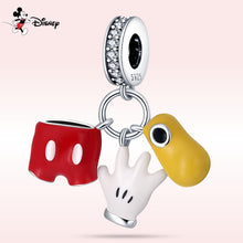 Load image into Gallery viewer, Donald Duck Mickey Mouse 925 Sterling Silver Disney Hot Air Balloon Charms Fit For Pandora Bracelet Bangle DIY Jewelry Making