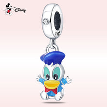 Load image into Gallery viewer, Donald Duck Mickey Mouse 925 Sterling Silver Disney Hot Air Balloon Charms Fit For Pandora Bracelet Bangle DIY Jewelry Making