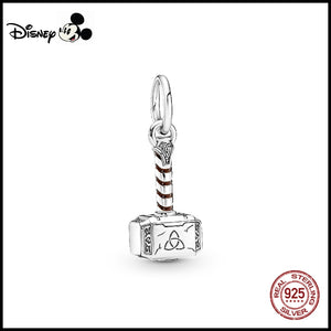 Disney STARWARS Marvel Hero Tinker bell Charms 925 Sterling Silver Original Charms Fit For Pandora Bracelet DIY Jewelry Making