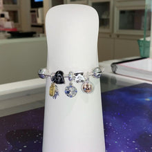 Load image into Gallery viewer, Disney S925 Silver Charm Original Super Hero Pendants Fit For Pandora&#39; Bracelet Open Size Bangle DIY Jewelry Star WarsMarvel