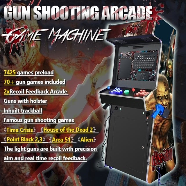 GUNSLINGER 2P 26inch Retro Gaming Upright Arcade Machine