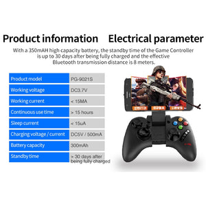 Ipega PG-9021S Controle PC Mobile Game Controller PUBG Trigger Bluetooth Wireless Gamepad For Android iOS Smartphone TV Box