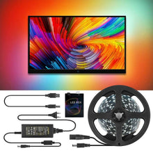 Load image into Gallery viewer, 1- 5M LED Strip Light Ambient PC Backlight for Room Decor 5050RGB LED Tape Holiday Party Game Festive Atmosphere Neon Lighting