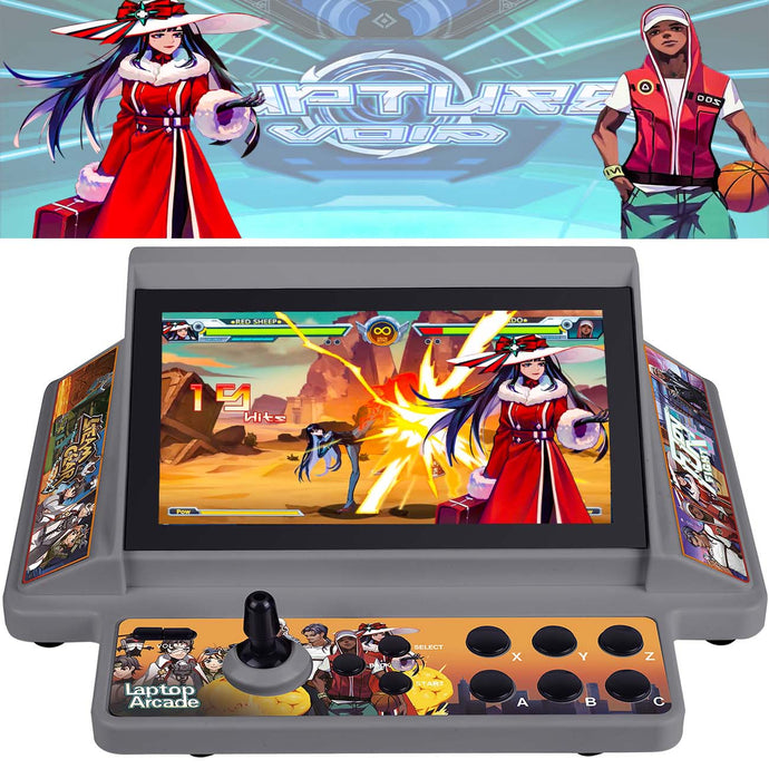Mini Arcade Machine 7 Inch Screen Retro Video Handheld Game Console For Android OS With Over 100 Games Support TF Card Extension