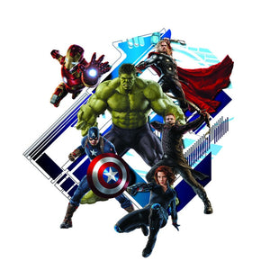 cartoon movie Avengers wall stickers for kids rooms home decor 3d effect decorative wall decals diy mural art pvc posters art