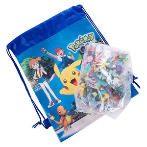 Pokemon Figures Model Lot Bulk Buy 24-144Pcs Different Styles Pikachu Anime Figure Dolls Kawaii Toys Gift Birthday Kids Give Bag