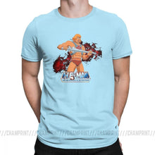 Load image into Gallery viewer, Men T-Shirt He Man Masters Of The Universe Vintage Pure Cotton Tees Short Sleeve T Shirt Crewneck Tops Big Size