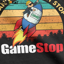 Load image into Gallery viewer, Gamestop Wall Street Elon Musk Reddit T-Shirts Men Wallstreetbets GME WSB T Shirt Stock Stonks Trader Meme Tee Shirt Plus Size