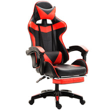 Load image into Gallery viewer, Ergonomic Footrest Computer Chair Modern Wheels Study Recliner Gaming Chair Armchair Leather Bedroom Cadeira House Supply OE50OC