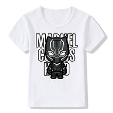 Load image into Gallery viewer, Marvel Avengers Kids T-Shirt Disney Super Hero Iron Man Hulk Kawaii Letter Print Tshirts Children Cute Casual Clothes Tops Tees