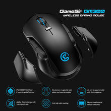 Load image into Gallery viewer, GameSir GM200 / GM300 / GM500 Wireless Gaming Mouse with Magnetic Side Plates Counterweight, Super Lightweight OR Mouse Pad