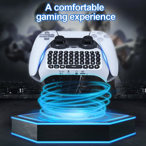 Wireless Bluetooth Keyboard for PS5 Controller Built In Speaker for Playstation 5 Gamepad External Key Panel Game Accessories