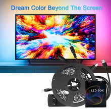 Load image into Gallery viewer, 1- 5M LED Strip Light Ambient PC Backlight for Room Decor 5050RGB LED Tape Holiday Party Game Festive Atmosphere Neon Lighting