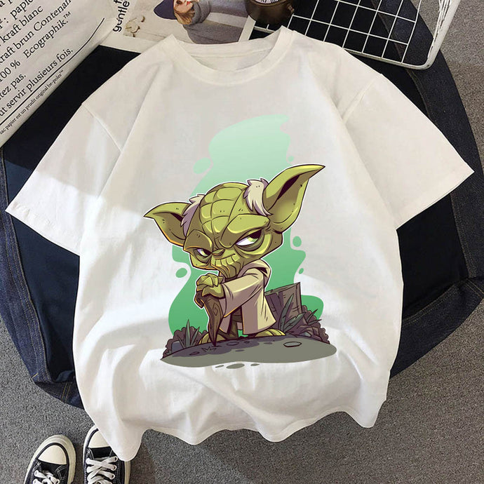 Star Wars Yoda Kids Clothes T-Shirts Toddler T Shirts Children Cartoons Gift Kawaii Fashion Cute Tops Boy Girl Outfits Tee Shirt