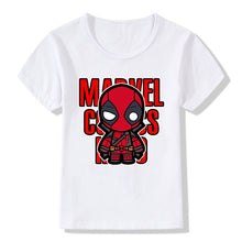 Load image into Gallery viewer, Marvel Avengers Kids T-Shirt Disney Super Hero Iron Man Hulk Kawaii Letter Print Tshirts Children Cute Casual Clothes Tops Tees