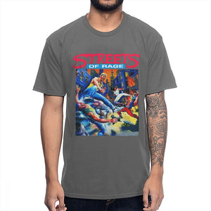 Streets Of Rage Vintage Game T Shirt Men Fashionable Classic O-neck 100% Cotton Big Size Homme Tee Shirt