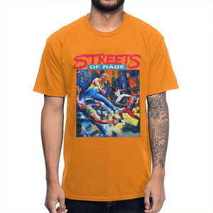 Streets Of Rage Vintage Game T Shirt Men Fashionable Classic O-neck 100% Cotton Big Size Homme Tee Shirt