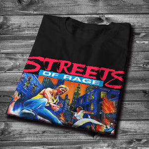 Streets Of Rage Vintage Game T Shirt Men Fashionable Classic O-neck 100% Cotton Big Size Homme Tee Shirt