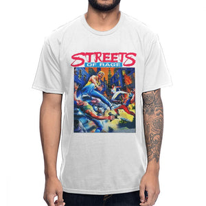 Streets Of Rage Vintage Game T Shirt Men Fashionable Classic O-neck 100% Cotton Big Size Homme Tee Shirt