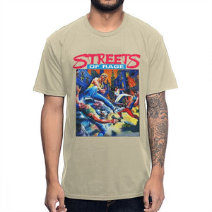 Streets Of Rage Vintage Game T Shirt Men Fashionable Classic O-neck 100% Cotton Big Size Homme Tee Shirt