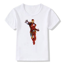 Load image into Gallery viewer, Marvel Boys Girls T-Shirts Ironman Print Baby Kids T Shirt Disney Avengers Clothes Tops Superhero Tees Summer Casual Costumes