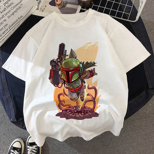 Star Wars Yoda Kids Clothes T-Shirts Toddler T Shirts Children Cartoons Gift Kawaii Fashion Cute Tops Boy Girl Outfits Tee Shirt