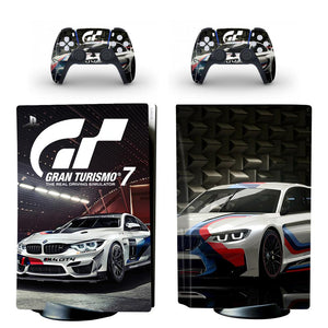 GT Sport PS5 Standard Disc Edition Skin Sticker Decal Cover for PlayStation 5 Console &amp; Controller PS5 Skin Sticker Vinyl