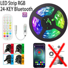 Load image into Gallery viewer, LED Strip 5m-30m Bluetooth WiFi App Compatible Smart Home Program  Control Suitables For Christmas Room Decoration RGBIC WS2811b