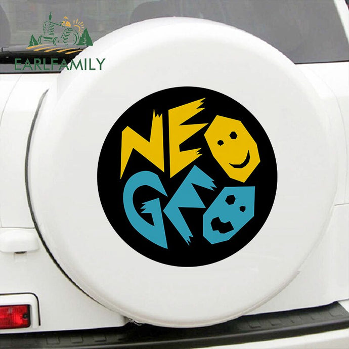 Neo Geo Round Sign 43cm x 40cm for Big Car Stickers Custom Printing Decal Vinyl Car Door Wall Vehicle Accessories