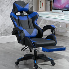 Load image into Gallery viewer, Ergonomic Footrest Computer Chair Modern Wheels Study Recliner Gaming Chair Armchair Leather Bedroom Cadeira House Supply OE50OC