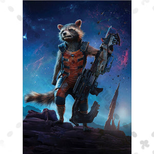 Guardians Of The Galaxy Movie Poster Print Superhero Groot Rocket Raccoon Canvas Painting Wall Art Boy Room Home Decor