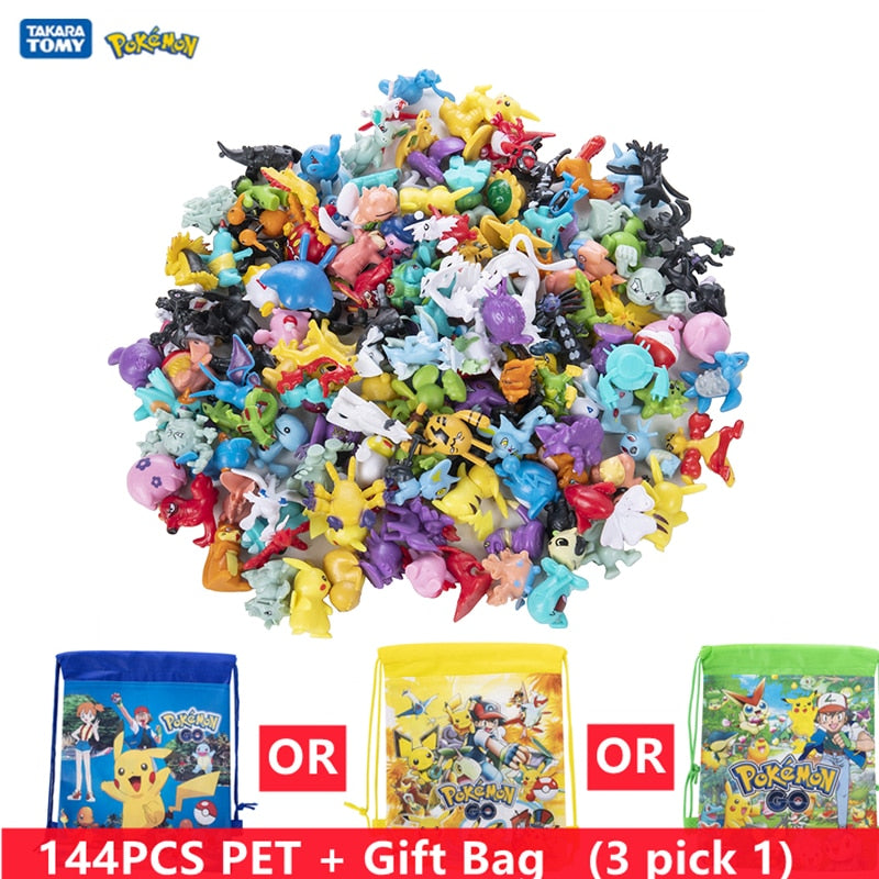 Pokemon Figures Model Lot Bulk Buy 24 144Pcs Different Styles