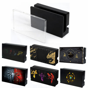 Hard Case Charging Dock Cover Stand Charger Protective Shell for Monster Hunter Rise Nintend Switch NS Console Crystal Protector