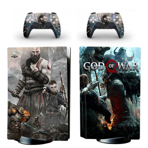 God of War PS5 Standard Disc Edition Skin Sticker Decal Cover for PlayStation 5 Console &amp; Controller PS5 Skin Sticker Vinyl
