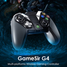 Load image into Gallery viewer, GameSir G4 / G4s Wireless Game Controller T1 Gamepad T4 PC Joystick with Dual Vibration Motors for Windows 7/8/10