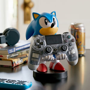 Sonic Figure Model Cartoon Mobile Phone Holder Game Console Holder for Children Fans Gift