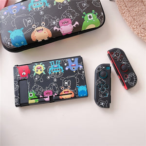Soft Silicone Case For Nintendo Switch NS JoyCon Game Controller Shell Cute Cartoon Anime Kawaii Protective Cover Accessories