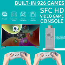 Load image into Gallery viewer, SF900 HD TV Video Gaming Console with 2 Game Controllers Gamepad 2.4G Wireless Receiver HDMI-compatible Game Console