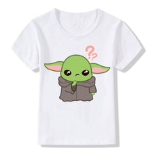 Load image into Gallery viewer, Yoda Star Wars Disney Kids Clothes T-Shirts Toddler T Shirts Children&#39;s Cartoons Kawaii Fashion Tops Boy Girl Outfits Tee Shirt