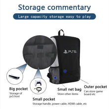 Load image into Gallery viewer, PS5 Controller Portable Handbag, PS5 Game Accessories Storage Bag, PS5 Game Console Outdoor Backpack