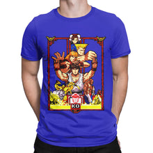 Load image into Gallery viewer, Men T-Shirt Retro street fighter Creative 100% Cotton Tee Shirt Short Sleeve T Shirt Round Neck Tops New Arrival