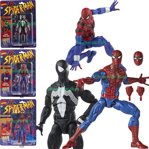 KO ML Legends Spider Man Action Figure Toys 6 Inch High Quality Replica Change Face Spiderman Statue Model Doll Collectible Gift